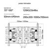 XT100 Swivel Wall Mount for 70-100 Inch TVs