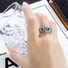 Demon Eye Owl Ring for Women and Men Can Wear Opening Adjustable Ring Retro Animal Ring ADM
