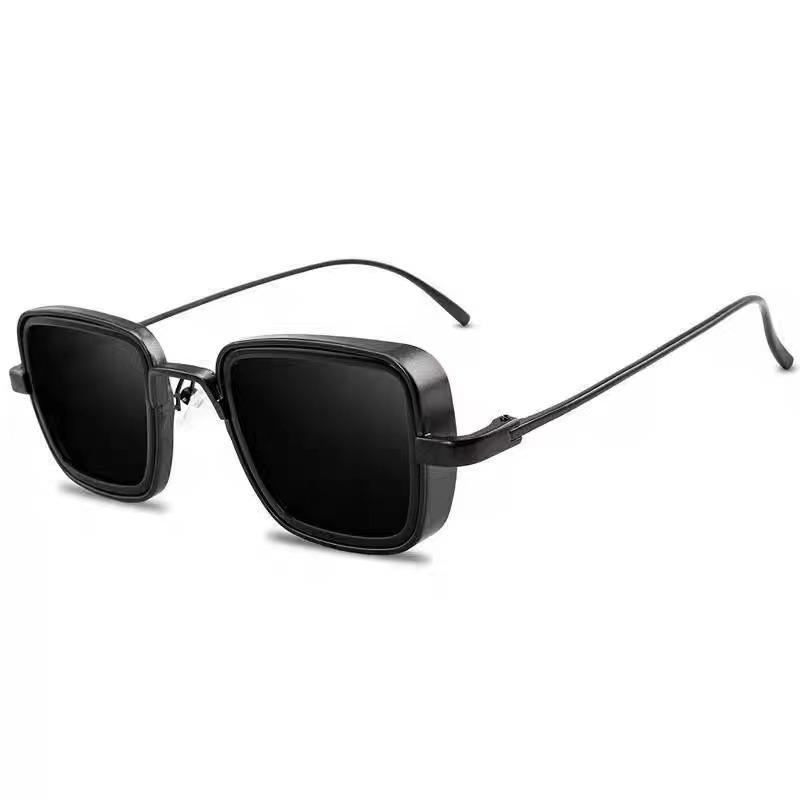 2025 Trendy Retro Metal Square Men's Sunglasses - UV Protection, European & American Style