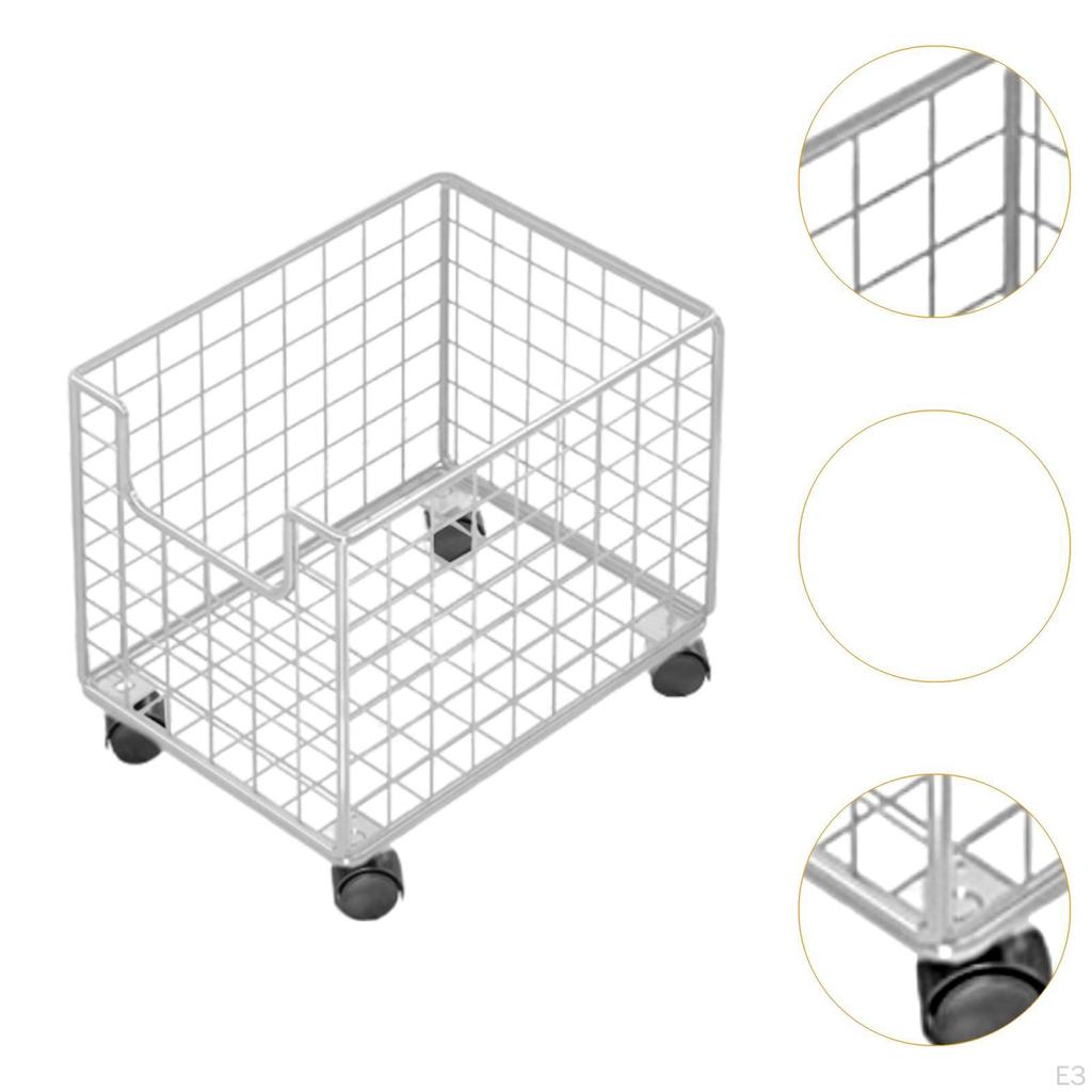 Rolling File Cabinet for Under Desk with Wheels Storage Cart Small Space