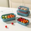 1/3Pcs Food Storage Box BPA Free Heat-Resistant Stackable Design Storage Organizer Microwave-heated Lunch Box with Lid
