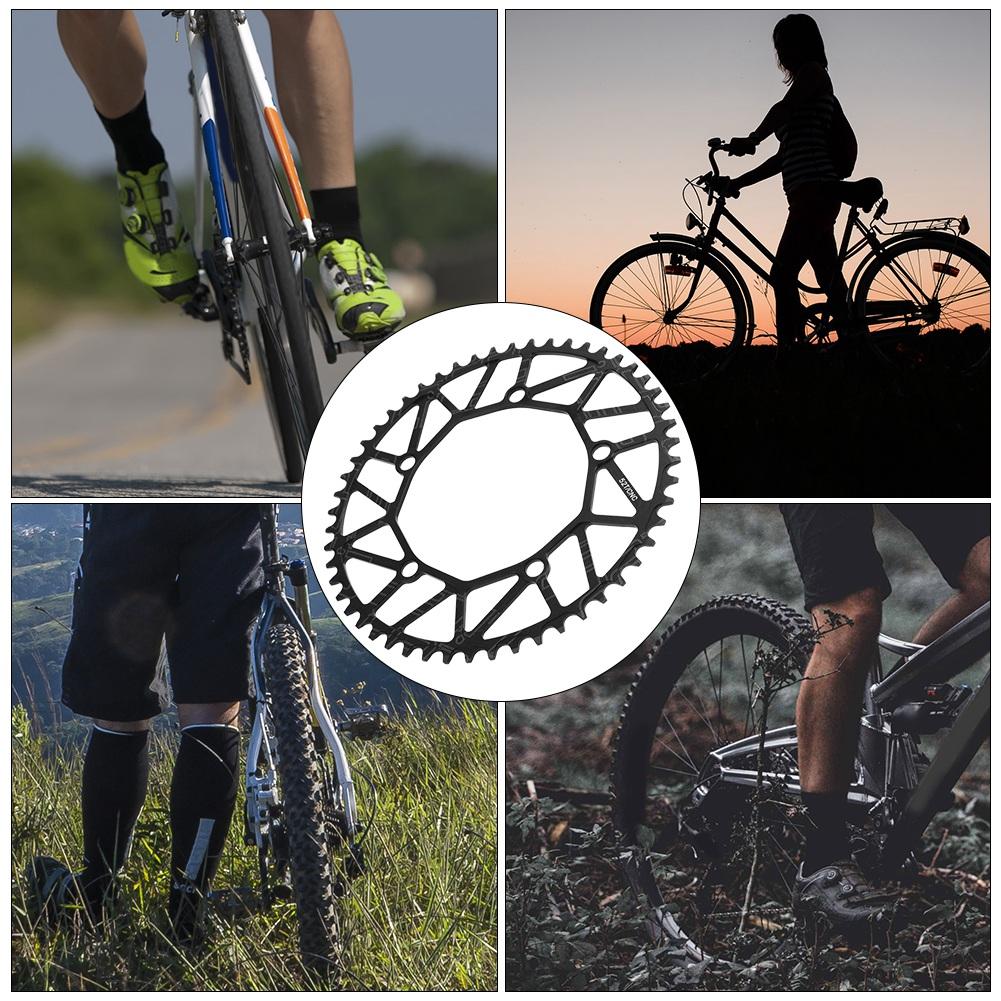     Light   Bike   &amp; Negative Teeth Single Chainring 130BCD Chain Wheel   Accessory(52T )