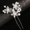 Flower Hair Jewelry Hairpin Beautiful Accessories Flower Hairpin Headdress Hair Clip Bride Hairpin