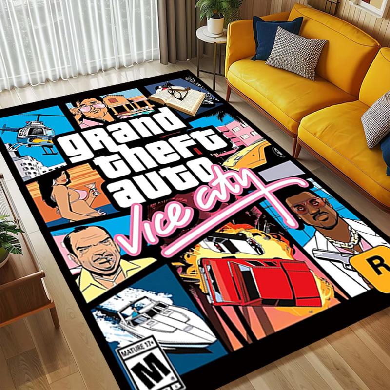Vice City Living Room Nonslip Area Rug Soft Carpet For Bedroom Game Playroom Sofa Office Home Decor Doormat Christmas Gift C926423