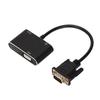 Разветвитель 2 в 1 VGA на VGA Адаптер Мультимедийного Интерфейса Высокой Четкости Высокое Разрешение Стабильные Компьютерные Аксессуары
