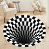 3D Вихревой Ковер Ковер-Иллюзия Оптическая Иллюзия Круглый Ковер Популярный Ковер Домашний Декор Ковры для Гостиной Крутой Коврик Подарок на Новоселье