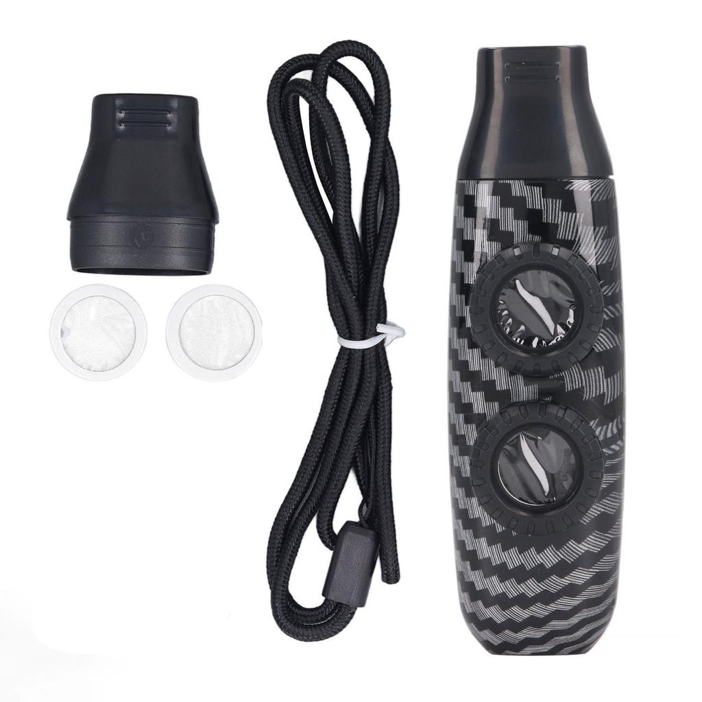 Казу-флейта с двумя отверстиями, регулируемый музыкальный духовой инструмент с диафрагмой для исполнения.