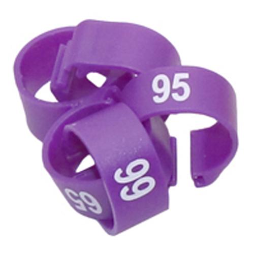 100 шт. 12 мм 14 мм Пластиковые клипсы для птиц Кольца Цветные кольца для ног голубей № 1-100 Для 10 цветов