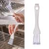 1 шт. Щетка для гриля 2 в 1, портативная V-образная щетка с крючком и скребок, многофункциональный набор для барбекю, щетка для чистки сетки для кухонного гаджета