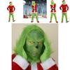 Halloween And Christmas Grinch Stole Christ Cosplay Costume Accessory Set For Party Wear