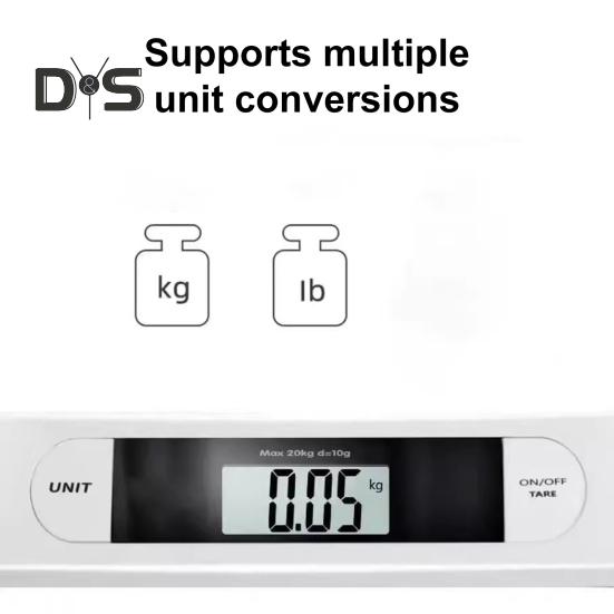 Цифровые детские весы с ЖК-дисплеем Точные детские весы до 20 кг Регулируемые единицы измерения для новорожденных детей Домашние животные Взвешивание Электронные весы