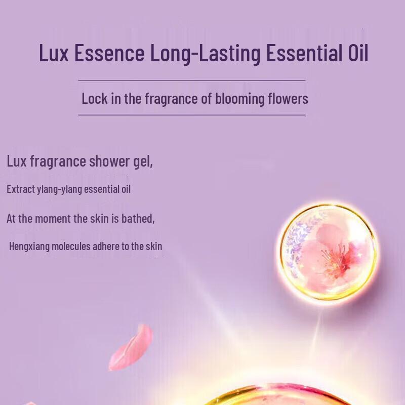 LUX Rose Scented Moisturizing Shower Gel