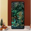 Luxury Gold Foil Art Case For Samsung Galaxy S26 S25 Ultra S23 S20 FE S21 S22 S24 Plus S10 S25 FE Cover Funda