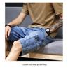 Men's Trendy Loose Fit Multi-Pocket Denim Work Shorts