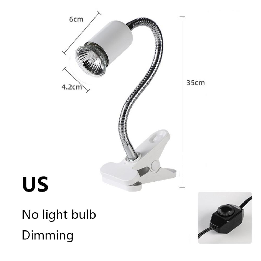 Вращающийся на 360 градусов нагревательный светильник для рептилий UVA+UVB-лампа с зажимом, держатель лампы с зажимом для черепах