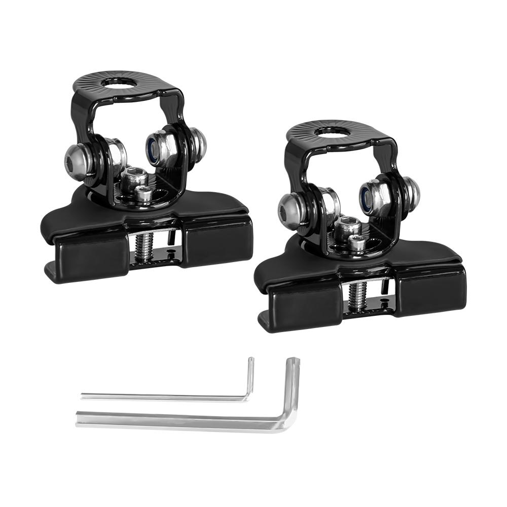 2/4pcs Universal Engine Hood LED Light Bar Mount Bracket for Car Truck Off-Road SUV Spotlight Fog Light Bracket Clamp