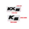 BBDQ9 New Auto Exterior K3 K5 K4 KX5 Emblem Fender Rear Trunk Body Badge Sticker For Kia Forte Ceed Cerato RIO 2 3 4 Picanto Sportage
