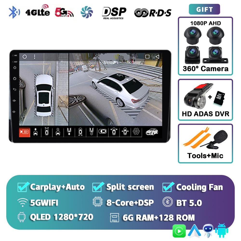 Android 14 Carplay автомобильное радио для Toyota Highlander Kluger 2021 2022 мультимедийный видеоплеер навигация GPS 2din стерео головное устройство