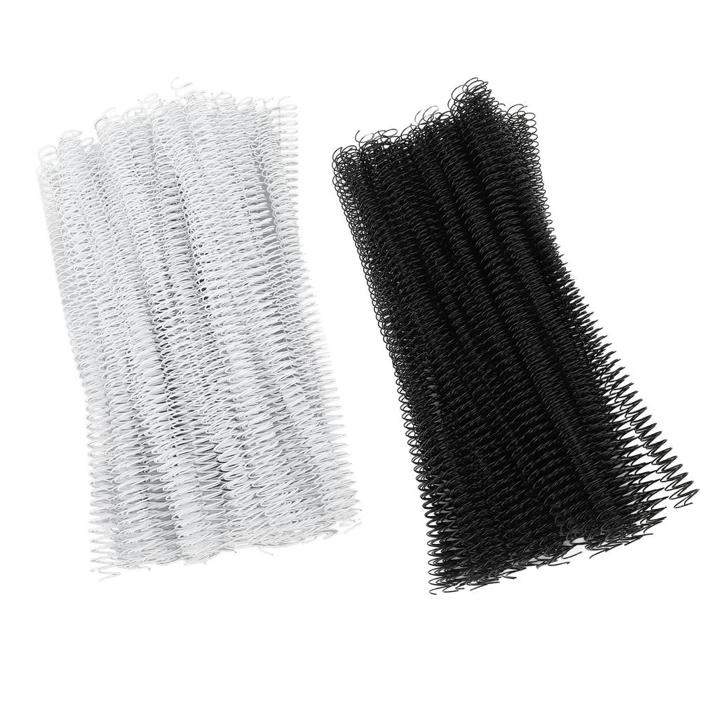100Pcs Single Loop Wire Binding Spines 12.7mm 1/2in 48 Teeth 4:1 Pitch 360 Degree 90 Sheet Capacity