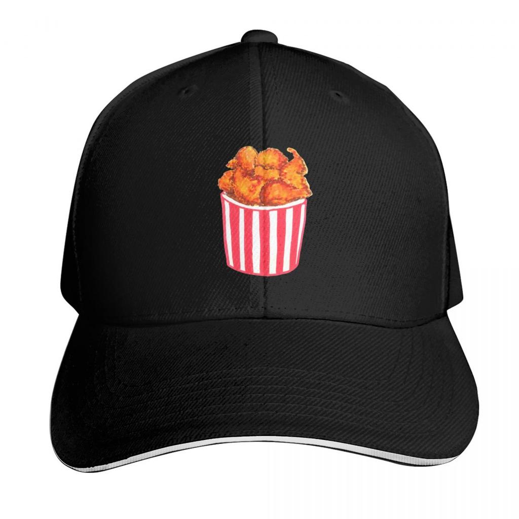 Bucket of Chicken Baseball Cap Wild Ball Hat Golf Wear Unique hats Ball Cap Boy Child Womens