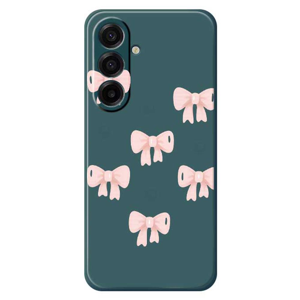 For Samsung Galaxy A17 5G Case Bows Pattern Printing Straight Edge TPU Phone Back Cover