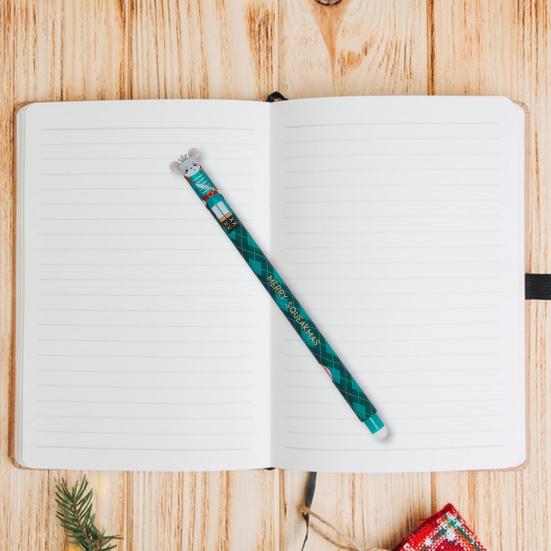 Набор стираемых ручек Рождественские Ручки с гладкими чернилами Многоразовые гелевые ручки на праздничную тематику для списков желаний, любовных открыток, праздничных открыток, праздничный декор для стола