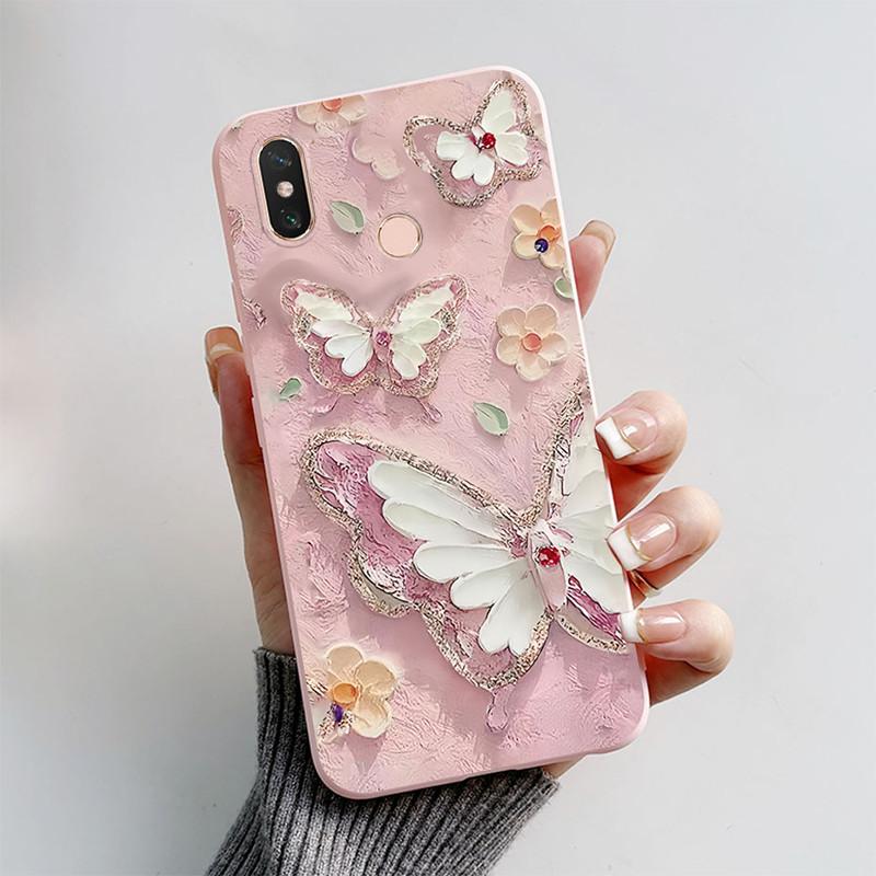Чехол для Xiaomi Mi Max 3 Милый Популярный Бабочка Астронавт ТПУ Силикон Защитный Чехлы для Телефона Для Xiaomi Max 3 Mi Max3 Мягкая Крышка