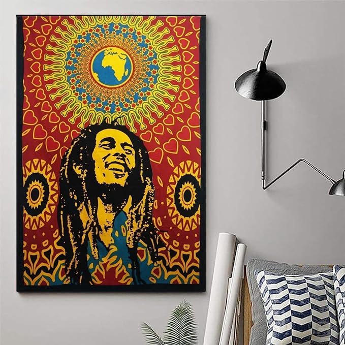 Rastogi Handicrafts Cotton Tapestry Indian Goddess Indian Deity 40" X 30" Poster Size Tapestry