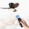 Household Frequency Conversion Ceiling Fan Light Kitchen Bedroom 3 Colors Light Adjustable Electric Ceiling Fan Lamp