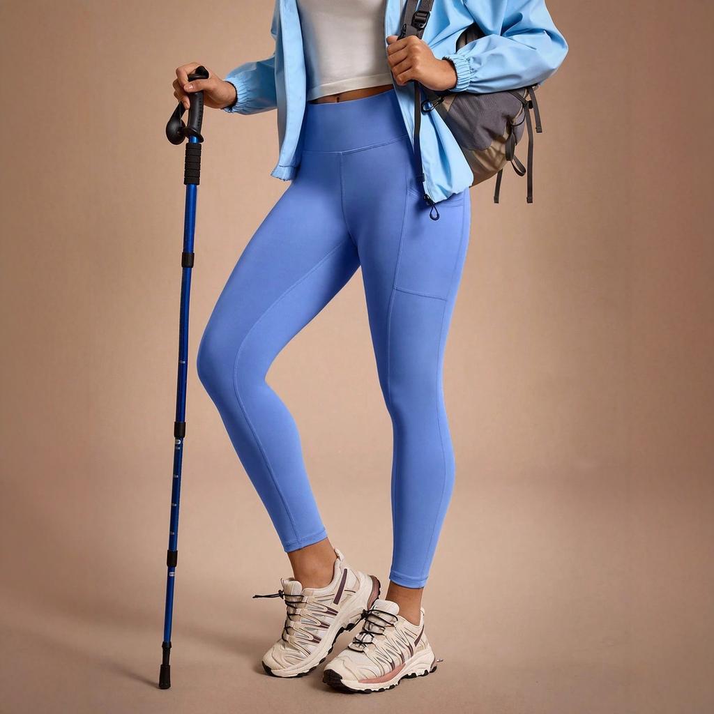 Hot Sale Pocket Yoga Pants Women's Peach Hip Lift Sports Fitness Pants High Waist Spring and Autumn Wear Leggings