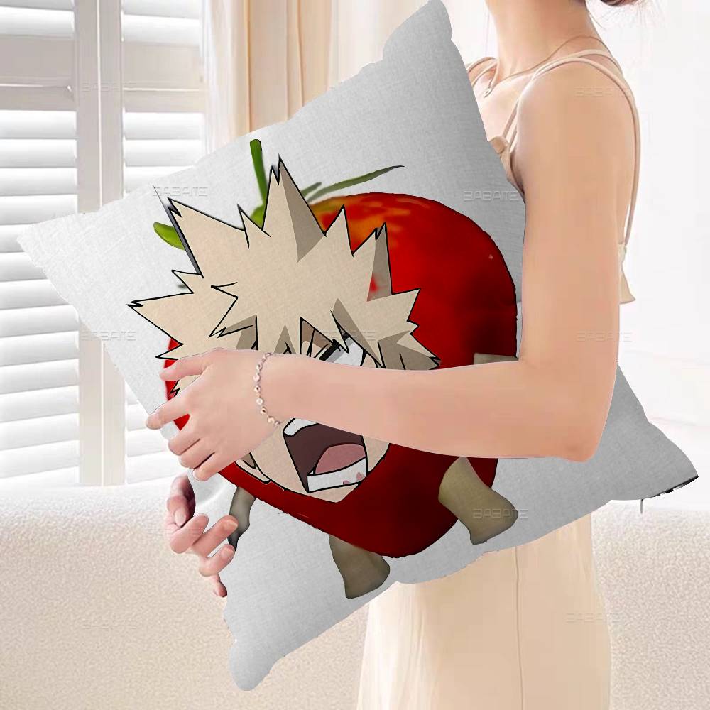 Katsuki Bakugo Pillow Gift Home Office Decoration Pillow Bedroom Sofa Car Cushion CoverPillow Case