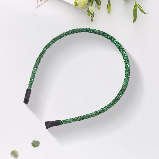 Женский обруч для волос, сверкающий пайетками, эластичная повязка на голову, блестки, своими руками, обруч для волос, рождественские аксессуары