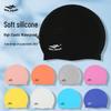 Женская удобная силиконовая шапочка для плавания - Водонепроницаемая, не сдавливающая, идеально подходит для больших голов и длинных волос + 0,03 бесплатная доставка для новичков!