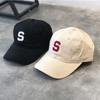 Унисекс Весенне-летние спортивные кепки Мужская Женская бейсболка с буквой S Бейсболка в корейском стиле Солнцезащитная шляпа