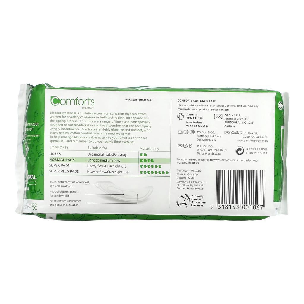 Комфорт из натурального хлопка, Обычный, 10 штук