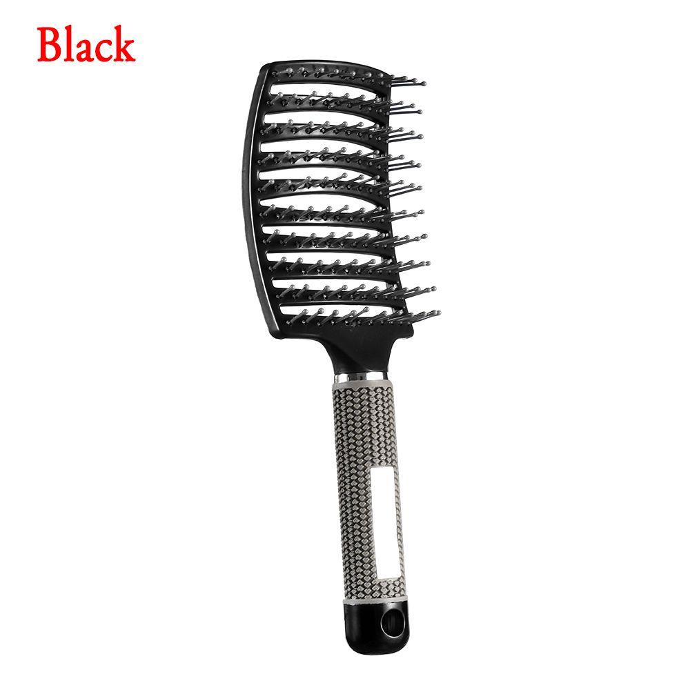 Широкие зубья для локонов и прямых волос Массажная щетка Расческа для волос Антистатические парикмахерские инструменты для укладки