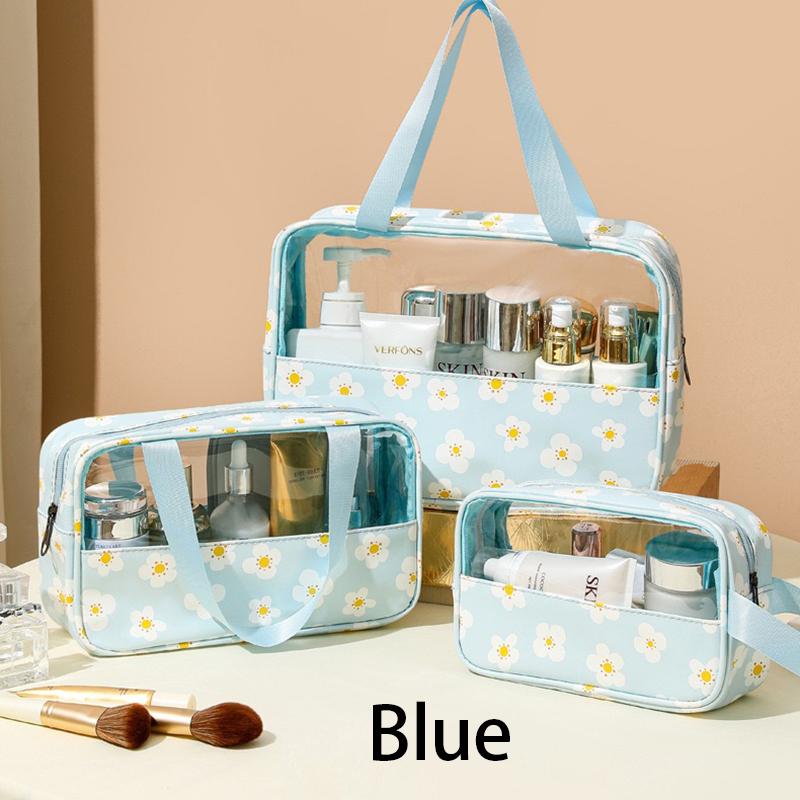Bag Macaron Transparent Makeup Printed Bag Portable Storage Bag Bath Bag