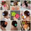 8 Pcs Multi-Color Abs Material Flower-Shaped Hair Grip Clip For Women'S Daily Wear Hair Grip Fresh Hair Clip Hair Accessories