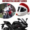 Motorcycle Santa Hat Innovative Bicycle Helmet Protector Outdoor Fun Personalized Funny Christmas