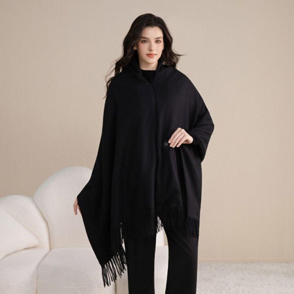 Wearable Shawl Blanket Warm Clothing Heating Lap Blanket Office Warm Shawl for Winter