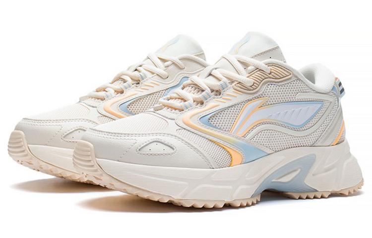 Women's Sneakers Li-Ning Li Ning Comfortable Textile, Leather Cushioning Slip Resistant Abrasion Resistant