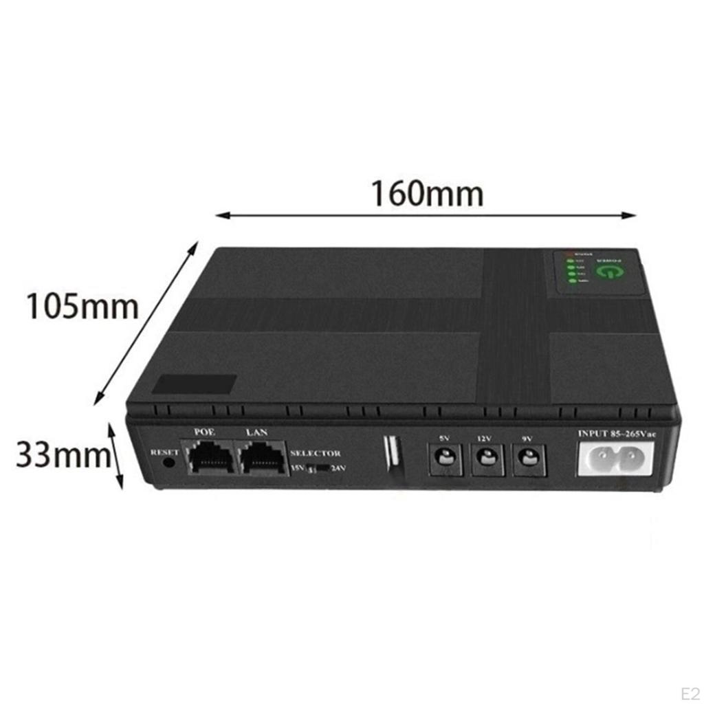 Источник бесперебойного питания Компактный портативный мини-ИБП для домашнего телефона с маршрутизатором Стиль А