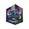 Mars Gaming MCV-ONE Caja Gaming ATX Doble Cristal Templado Ventilador Trasero FRGB 12cm Negro