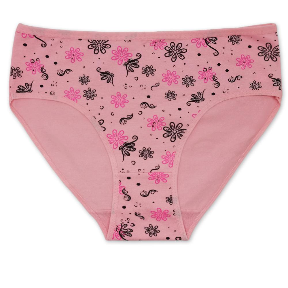 Женские трусики больших размеров, нижнее белье из хлопка со средней талией и цветочным принтом, сексуальные кружевные трусы, нижнее белье, 6 шт.