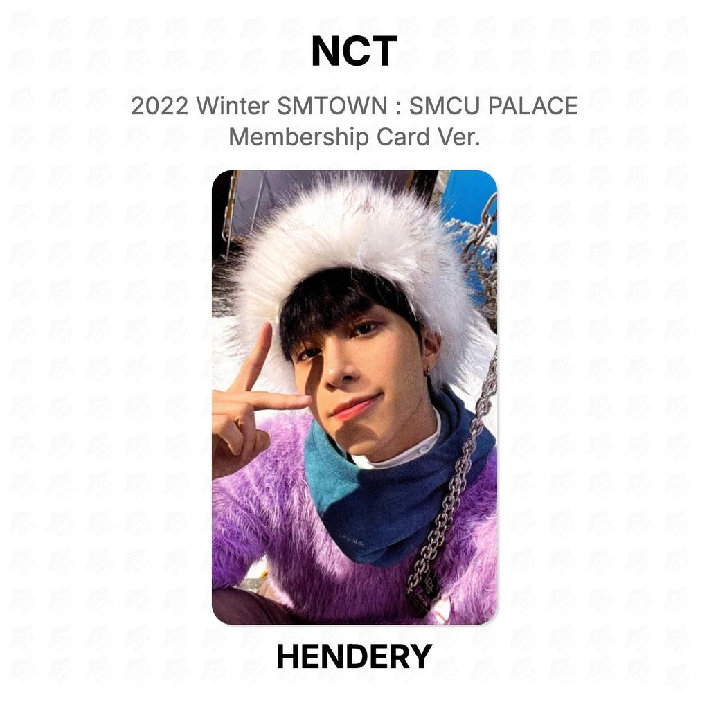 NCT 2022 Зимний СМТАУН : Членская карта SMCU PALACE Ver.. Официальная фотокарта