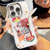 ТВ T-Мерцающий Арбуз Чехол для Телефона для iPhone 17 16e 16 15 14 13 12 11 mini Pro Max X XR XSMAX 8 7 Air Plus Прозрачная Крышка