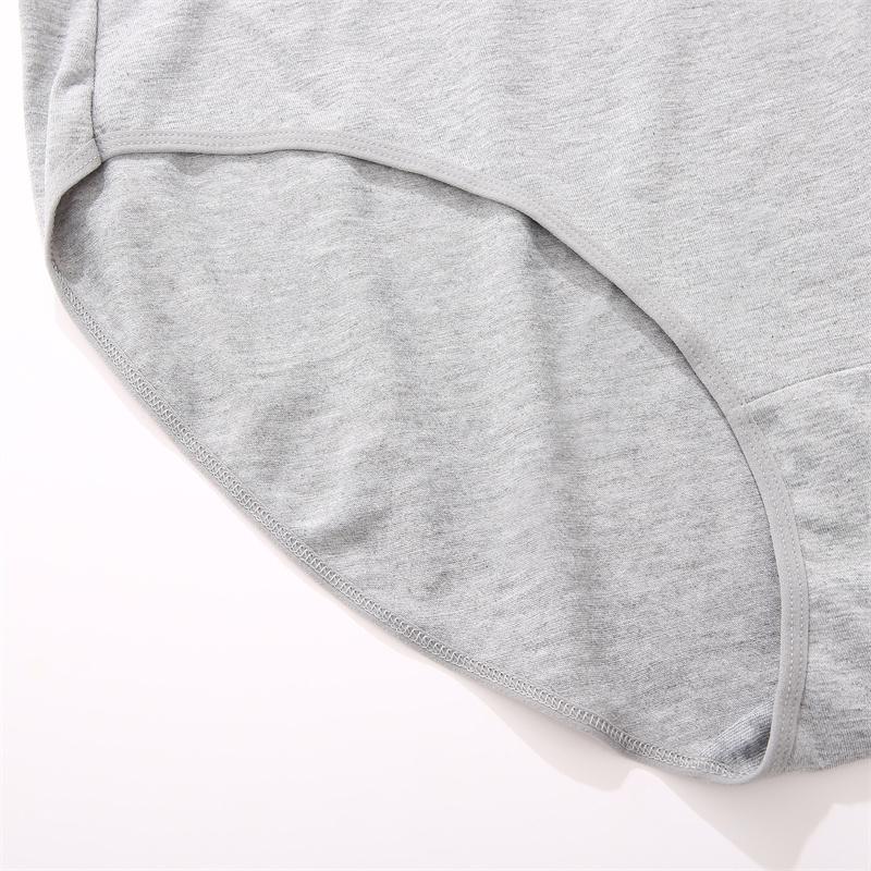 FINETOO XL-5XL Ladies Sexy Cotton Panties High-waist Seamless Underwear Briefs Transparent Women Cotton Health Knickers Lingerie