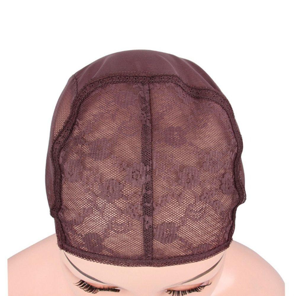 Adjustable Strap Mesh Wig Caps 4 Size Lace Wig Cap Invisible Hair Net for Making Wigs
