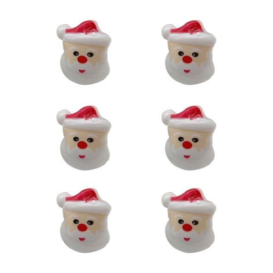 6/24 шт. рождественские кольца праздничные вечерние пальчиковые гирлянды Санта снежинка елка снеговик олень светящееся кольцо праздничные светящиеся игрушки