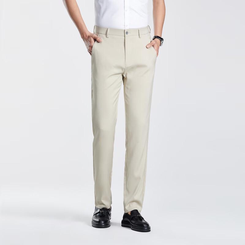 Мужские прямые брюки в стиле business casual